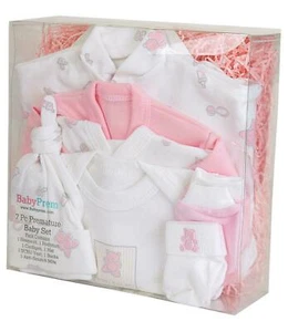 BabyPrem Premature Baby Gift Set Layette Starter Preemie Clothes 1.5 - 7.5lbs - Picture 1 of 9