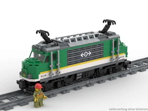 LEGO® Güterlok aus City Eisenbahn Set 60198 I E-Lok für Frachtzug I inkl. Drehg. - Bild 1 von 7