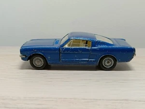 Corgi 320 Ford Mustang Fastback in metallic blue with cast wheels - Picture 1 of 8