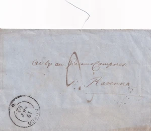 KK82-Piemonte-Letter From Ronco To Ravenna 1862 - Picture 1 of 1