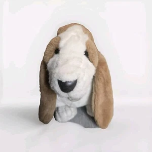 Perro de peluche Merciful Basset Hound 1985 de colección tamaño real con etiqueta de plástico  - Imagen 1 de 11