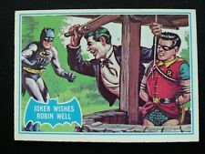 1966 Topps Batman Series B "Blue" Bat # 15B Joker Wishes Robin Well (EX)