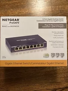 NETGEAR Pro Safe FS108 8-Ports 10/100 MBPS Fast Ethernet Switch new sealed - Picture 1 of 5