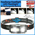 Headlamp Headlight LED USB Rechargeable Head Lamp Torch Flashlight Waterproof