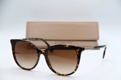 NOVO ÓCULOS DE SOL BURBERRY B 4333 3002/13 HAVANA DEGRADÊ ARMAÇÃO AUTÊNTICA 55-17 - Imagem 1 de 4