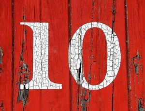 TIN SIGN "10" Humor Signs Rustic Wall Decor Kitchen Mancave Humor MLB - Picture 1 of 1