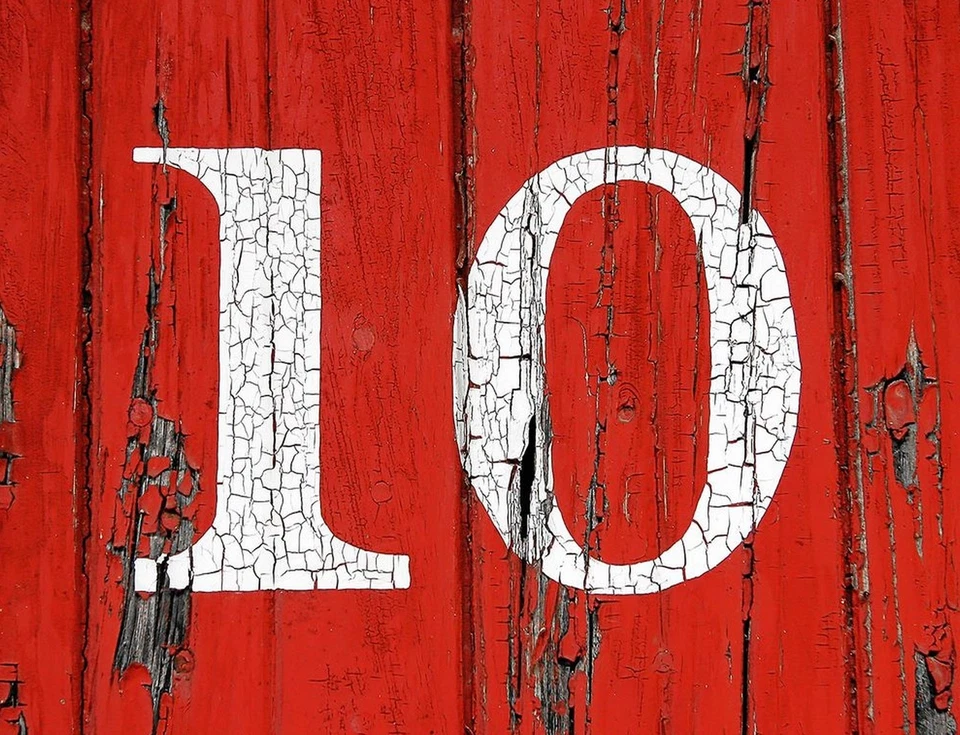 TIN SIGN "10" Humor  Signs  Rustic Wall Decor Kitchen Mancave Humor MLB - Image 1 of 1