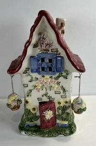 Cachimsical Cottage Tealight House Clay Works Style - Imagen 1 de 7