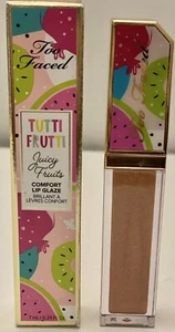 TOO FACED Tutti Frutti Juicy Fruits Lip Glaze SHOW ME YOUR COCONUTS New In Box - Picture 1 of 3