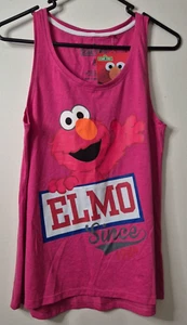 Sesame Street Elmo Character Singlet Tank Top Women's Size 8 BNWT 2015 - Picture 1 of 6
