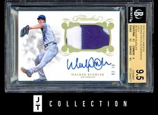 Walker Buehler 2018 Panini Flawless ROOKIE CARD, RPA GOLD /10 | BGS 9.5 POP *1*