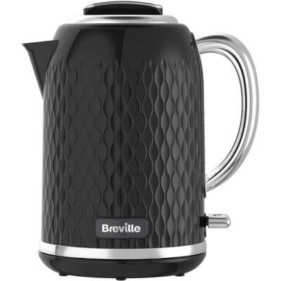 Breville Curve Kettle 1.7 Litre Fast Boil - Black & Chrome - Image 1 of 4