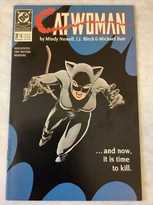 Catwoman 3 of 4 (DC Comics 1989) Mindy Newell VF+ - Image 1 of 3