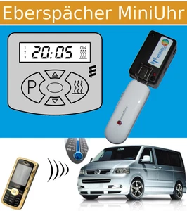 GSM Handy Fernbedienung für Standheizung (USB) Eberspächer Mini-Uhr - Bild 1 von 1
