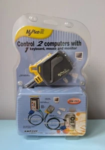 MyPico 2 KMP2UC Connexion 2 Ports KVM Commutateur Contrôle 2 Ordinateurs avec 1 Clavier... - Photo 1/6