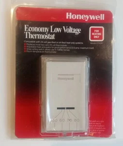 Termostato de bajo voltaje Honeywell Economy CT40A SOLO CALEFACCIÓN Nuevo - Imagen 1 de 16