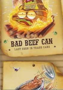 2015 The Grossery Gang Collector Cards Most Wanted Card Bad Beef Can A1523 - Picture 1 of 2