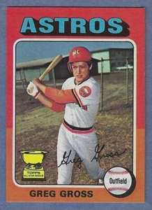 1975 Topps Minis #334 Greg Gross Rookie Card NrMt Astros - Picture 1 of 1