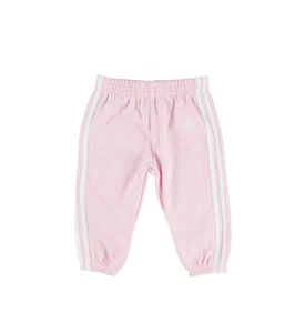Adidas Girls 3-Striped Athletic Sweatpants, Pink, Infant, 6 mos - Picture 1 of 2