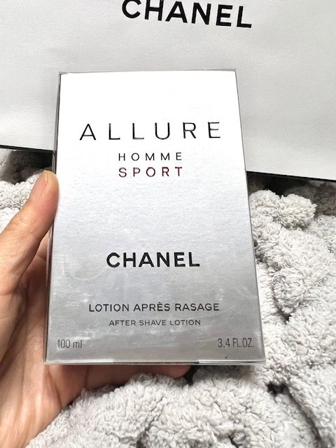 Chanel ALLURE HOMME SPORT Loción After Shave 3.4oz/NUEVO EN CAJA Auténtico/Recibo Macys Foto 1 de 4