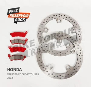Discos y pastillas delanteras Brembo Serie Oro para Honda VFR1200 XC Crosstourer 2012- - Imagen 1 de 1