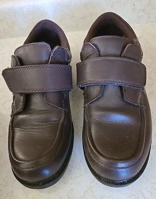 Dr Scholls Men's Size 8D Brown Leather EZ-Strap Slip On Dress Shoes 478-04 - Image 1 of 4