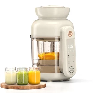 Máquina de alimentos para bebés todo en uno - licuadora de vidrio, cocción automática y cocción al vapor, fácil de... - Imagen 1 de 1
