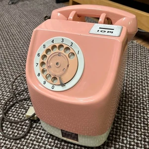 Payphone Japanese Public Phone 10 Yen Pink Telephone Rare Vintage Retro Antique - Picture 1 of 9