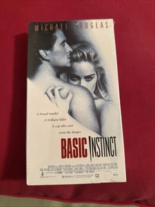 Basic Instinct VHS Tape Michael Douglas Sharon Stone Suspense NEW SEALED (L) - Picture 1 of 3