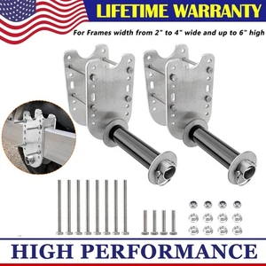 Boat Lift Wheel Kit, Set of 2, Boat Lift Wheel Bracket, Aluminum Mounting Plates - Picture 1 of 20
