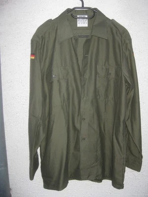 Bw Hemd 43/44 Gr. 5, olivgrün Feldhemd; Jagd Kleidung Mil Heer - Bild 1 von 4