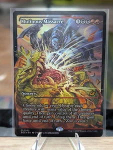 MTG, Mutinous Massacre #363 Showcase, Edge of Eternities, Mythic Rare, Foil - Picture 1 of 8