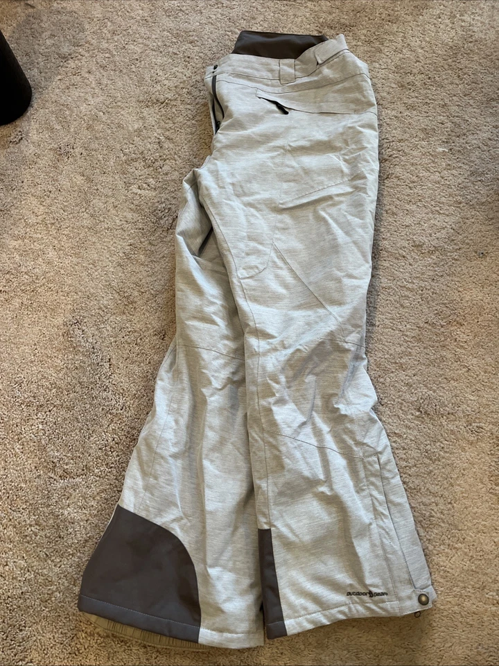 PANTALONES DE NIEVE OUTDOOR GEAR TALLA 3XL GRIS MUJER PANTALÓN Bolsillos, Pierna Ajustable, Cintura Foto 1 de 4