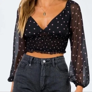 Nuevo con etiquetas Top Princesa Polly Kingston Talla 12 Floral Campesino Hippie Lechera Gitana Años 70 - Imagen 1 de 6