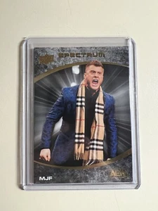 MJF 2021 Upper Deck AEW Spectrum #100 Dark Parallel 84/99 E-Pack Achievement - Picture 1 of 2