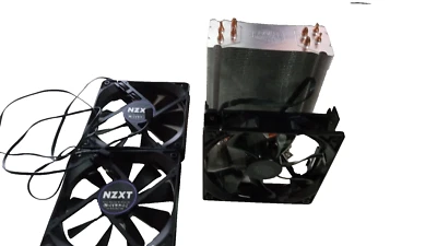 PC CPU_Fan + Heat Sink - Cooler Master Hyper 212 CPU FAN + 2x NZXT Case fans - Image 1 of 4