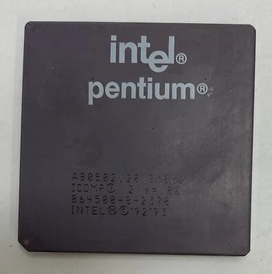 Intel Pentium SY062 120MHz 60MHz Bus Socket 7 Vintage Processor / CPU A80502120 - Image 1 of 4