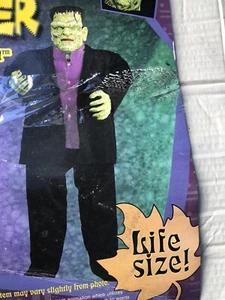 Gemmy Animierter Halloween Frankenstein Monster Greeter Mund Motion Sync Hell Up - Bild 1 von 6