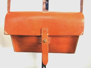 Madewell Dover Medium Size Cognac Brown Leather Flap Crossbody Handbag - Picture 1 of 11