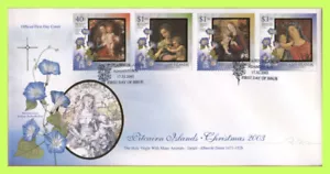 Pitcairn Islands 2003 Christmas set on First Day Cover - Picture 1 of 1