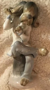 Seltenes Vintage Lladrò Porzellan "Hundesänger" #1155  - Bild 1 von 12