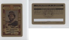 1982 Perma-Graphics/Topps Credit Cards Gold Bill Madlock #150-SS8207