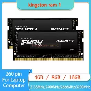 Hyperx 4GB 8GB 16GB 32GB DDR4 2400 2666 3200 MHz Laptop SO-DIMM Ram 260-Pin lot - Picture 1 of 11
