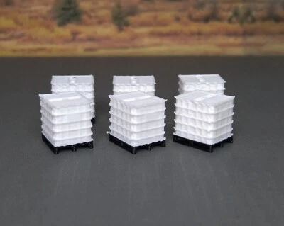 IBC-Container im Set, 6teilig, Spur H0, 1:87, Ladegüter - Bild 1 von 4