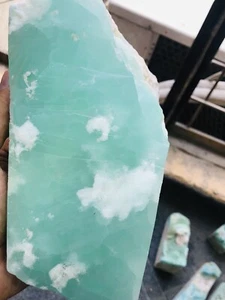 Impresionante espécimen mineral cristal calcita caribeña azul piedra preciosa natural de 2 kg - Imagen 1 de 17