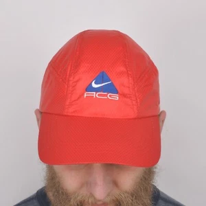 Nike ACG vintage nylon cap RED - Picture 1 of 7