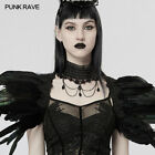 Punk Rave Black Gothic Gorgeous Lace Layered Chain  Vintage Victorian Choker