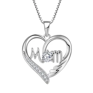 TRYNDI Moissanite Necklace for Mom – Mothers Day Gift from Daughter or Son - Picture 1 of 7