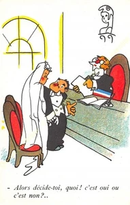 Illustrated Marriage Humor CPA Walnut Edition 110 - Picture 1 of 2
