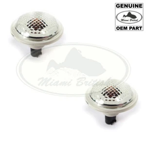 LAND ROVER SIDE MARKER FLASHER REPEATER LAMP LIGHT PAIR SET RANGE XGB500020 OEM - Picture 1 of 2